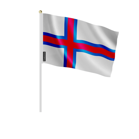 Lots mini drapeau îles féroé en plusieurs tailles - pixelforma