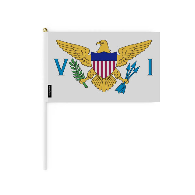 Lots Mini Drapeau Îles Vierges des États-Unis en Plusieurs Tailles - Pixelforma 