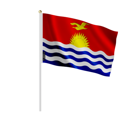 Lots mini drapeau kiribati en plusieurs tailles - pixelforma
