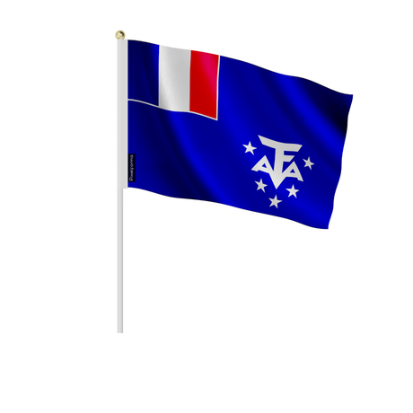 Lots mini drapeau l’antarctique françaises en plusieurs tailles - pixelforma