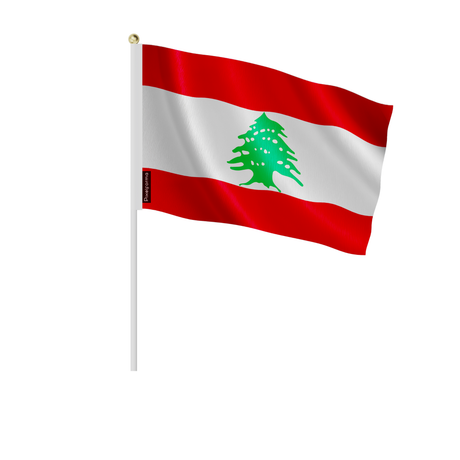 Lots mini drapeau liban en plusieurs tailles - pixelforma