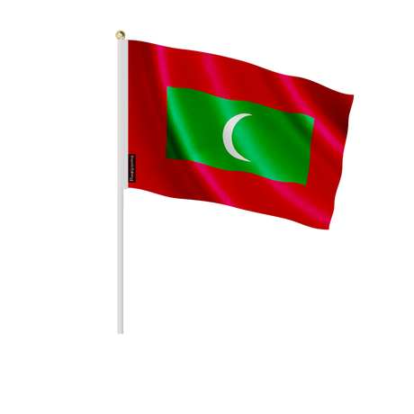 Lots mini drapeau maldives en plusieurs tailles - pixelforma