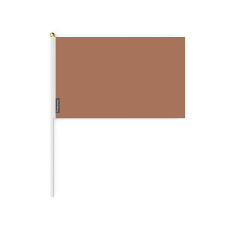 Lots mini drapeau marron en plusieurs tailles - pixelforma