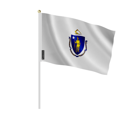 Lots mini drapeau massachusetts en plusieurs tailles - pixelforma