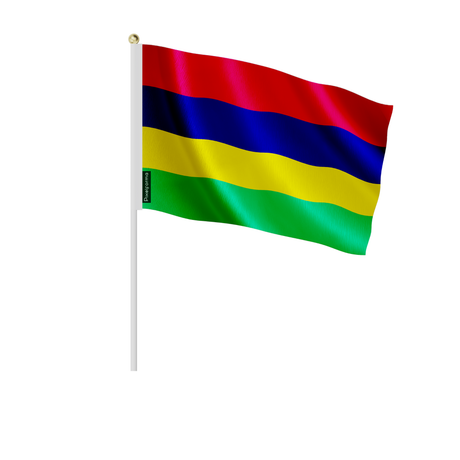 Lots mini drapeau maurice en plusieurs tailles - pixelforma