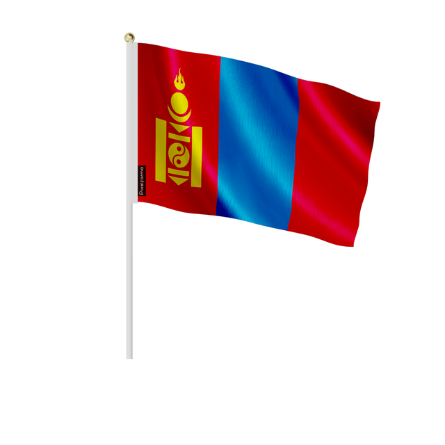 Lots mini drapeau mongolie en plusieurs tailles - pixelforma