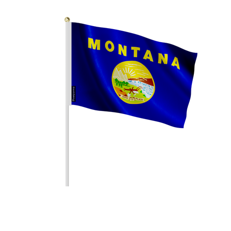 Lots mini drapeau montana en plusieurs tailles - pixelforma