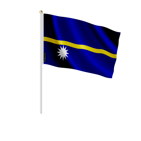 Lots mini drapeau nauru en plusieurs tailles - pixelforma
