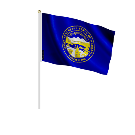 Lots mini drapeau nebraska en plusieurs tailles - pixelforma