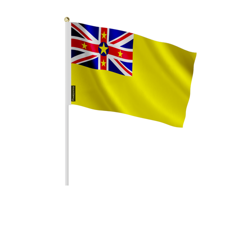 Lots mini drapeau niue en plusieurs tailles - pixelforma
