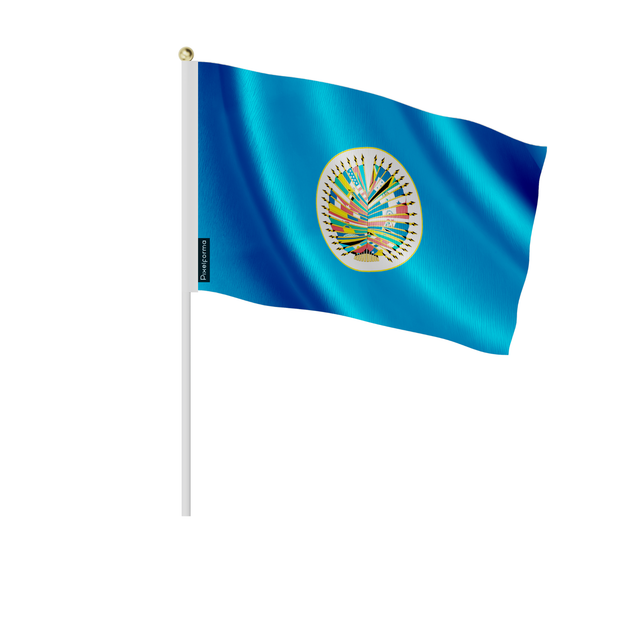 Lots mini drapeau organisation des états américains en plusieurs tailles - pixelforma