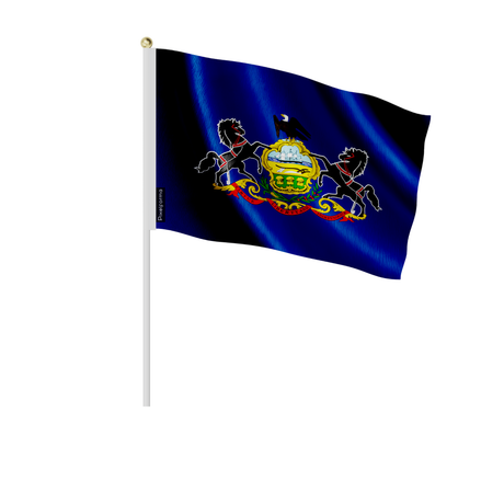 Lots mini drapeau pennsylvanie en plusieurs tailles - pixelforma