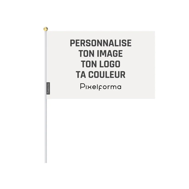 Lots Mini Drapeau personnalisé en plusieurs tailles - Pixelforma 