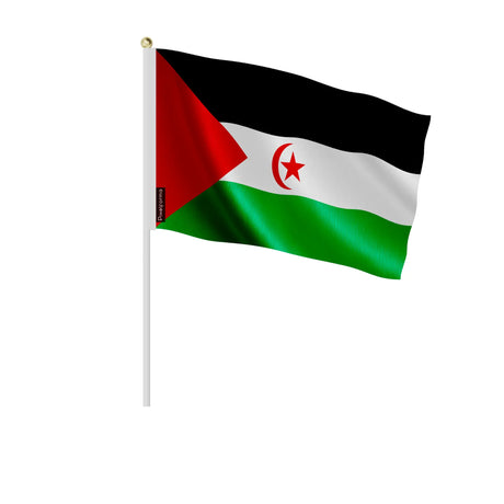 Lots mini drapeau république arabe sahraouie démocratique en plusieurs tailles - pixelforma