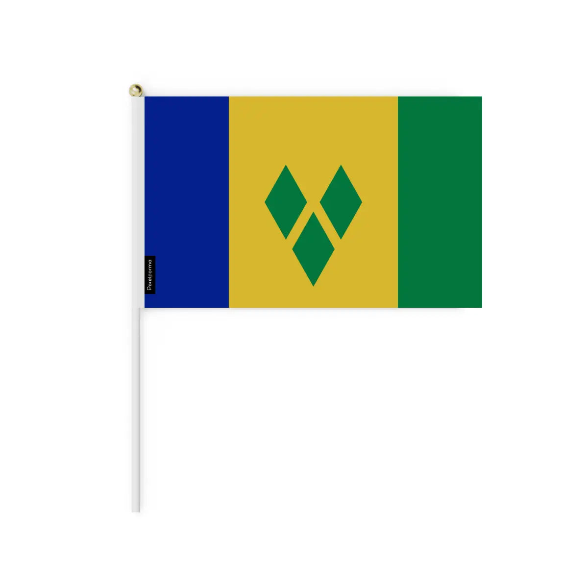 Lots Mini Drapeau Saint-Vincent-et-les-Grenadines en Plusieurs Tailles - Pixelforma 