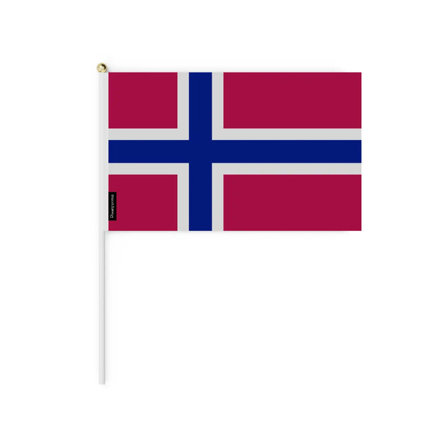 Lots Mini Drapeau Svalbard et de Jan Mayen en Plusieurs Tailles - Pixelforma 