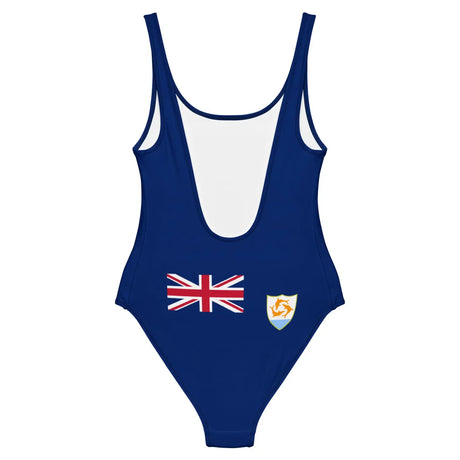 Maillot de bain 1 pièce drapeau anguilla - pixelforma