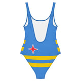Maillot de bain 1 pièce drapeau aruba - pixelforma