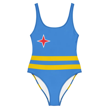 Maillot de bain 1 pièce drapeau aruba - pixelforma