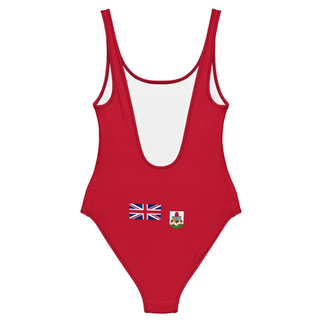 Maillot de bain 1 pièce drapeau bermudes - pixelforma