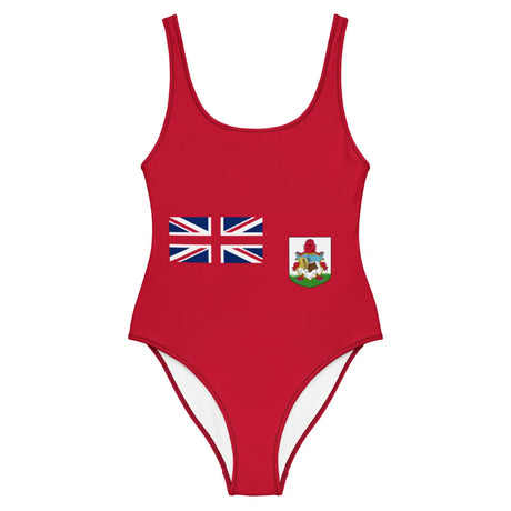 Maillot de bain 1 pièce drapeau bermudes - pixelforma