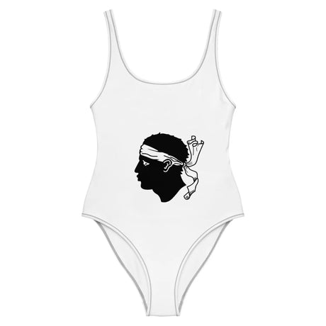 Maillot de bain 1 pièce drapeau corse - pixelforma
