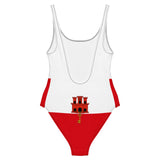 Maillot de bain 1 pièce drapeau gibraltar - pixelforma