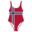 Maillot de bain 1 pièce drapeau île bouvet - pixelforma