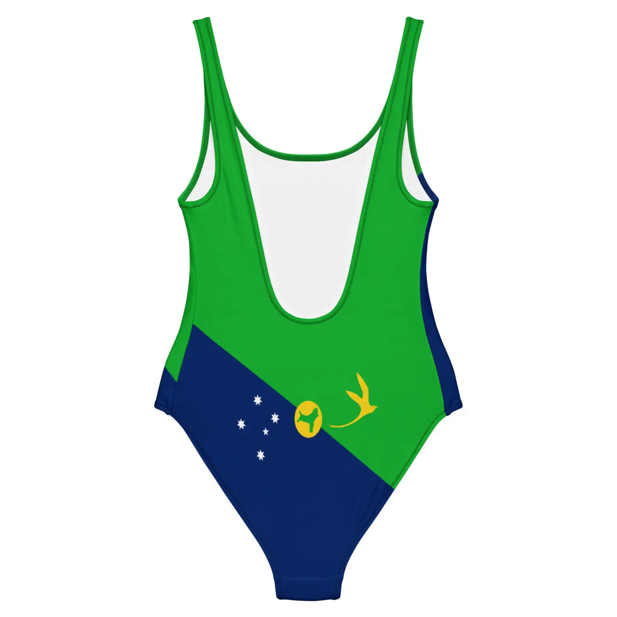 Maillot de bain 1 pièce drapeau île christmas - pixelforma