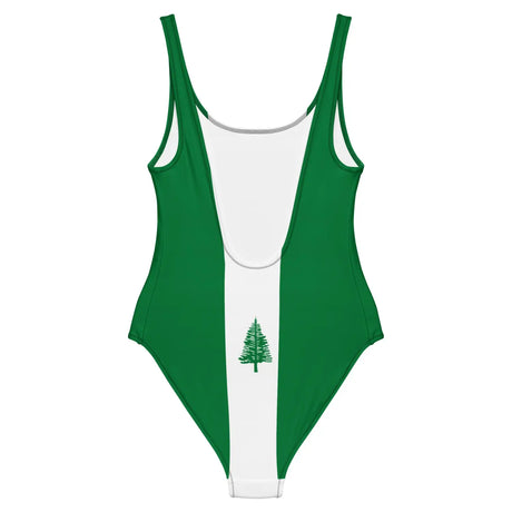 Maillot de bain 1 pièce drapeau île norfolk - pixelforma