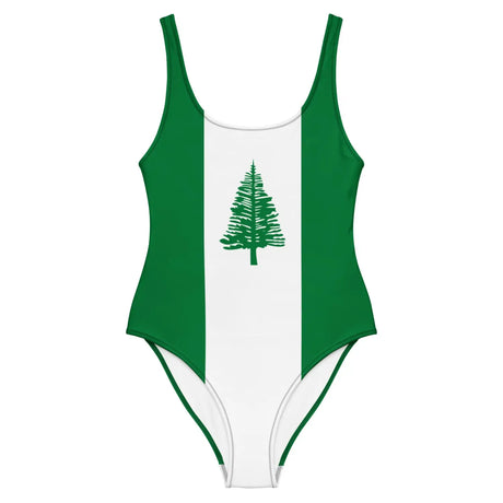 Maillot de bain 1 pièce drapeau île norfolk - pixelforma