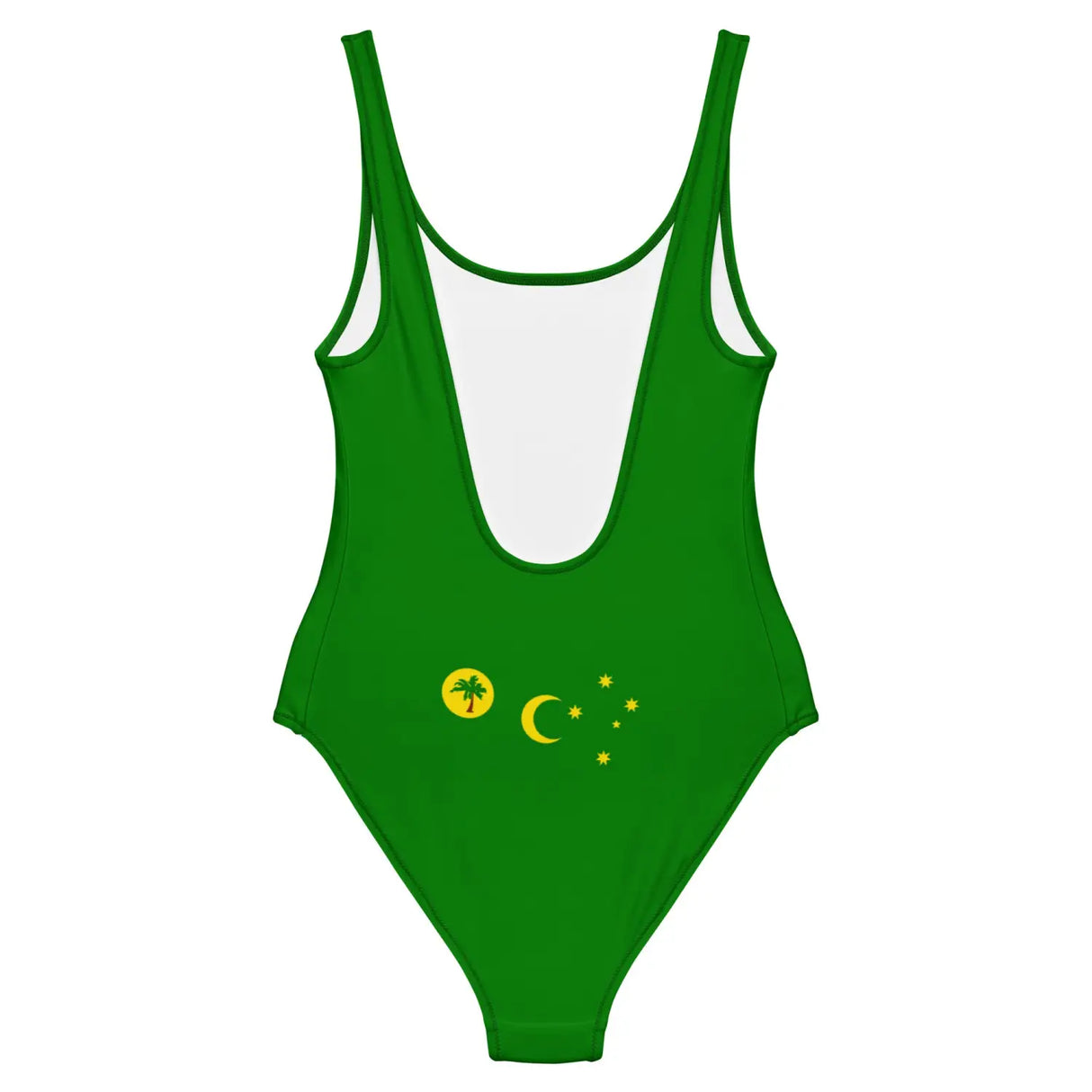 Maillot de bain 1 pièce drapeau îles cocos - pixelforma
