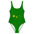 Maillot de bain 1 pièce drapeau îles cocos - pixelforma