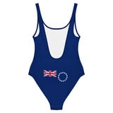 Maillot de bain 1 pièce drapeau îles cook - pixelforma