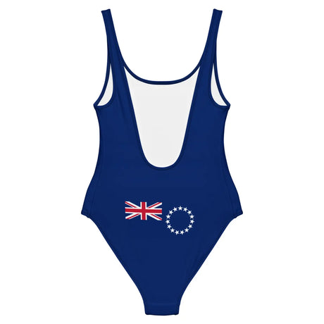 Maillot de bain 1 pièce drapeau îles cook - pixelforma