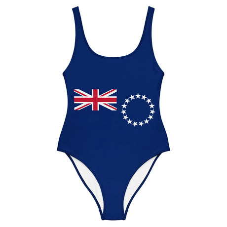 Maillot de bain 1 pièce drapeau îles cook - pixelforma