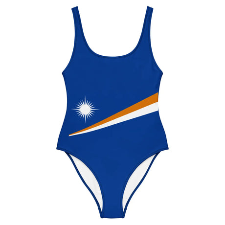 Maillot de bain 1 pièce drapeau îles marshall - pixelforma