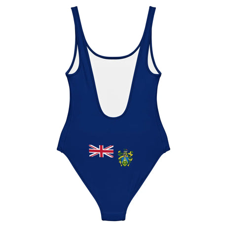 Maillot de bain 1 pièce drapeau îles pitcairn - pixelforma
