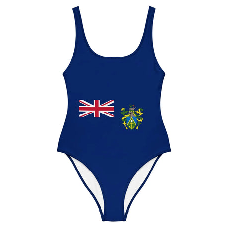 Maillot de bain 1 pièce drapeau îles pitcairn - pixelforma