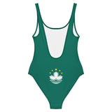 Maillot de bain 1 pièce drapeau macao - pixelforma