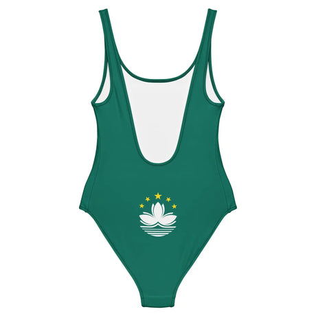 Maillot de bain 1 pièce drapeau macao - pixelforma