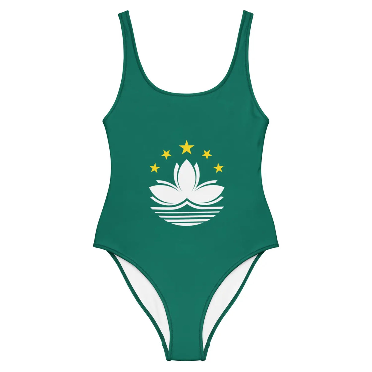 Maillot de bain 1 pièce drapeau macao - pixelforma