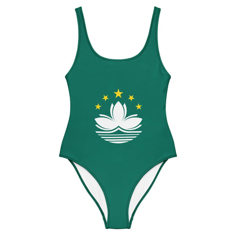 Maillot de bain 1 pièce drapeau macao - pixelforma