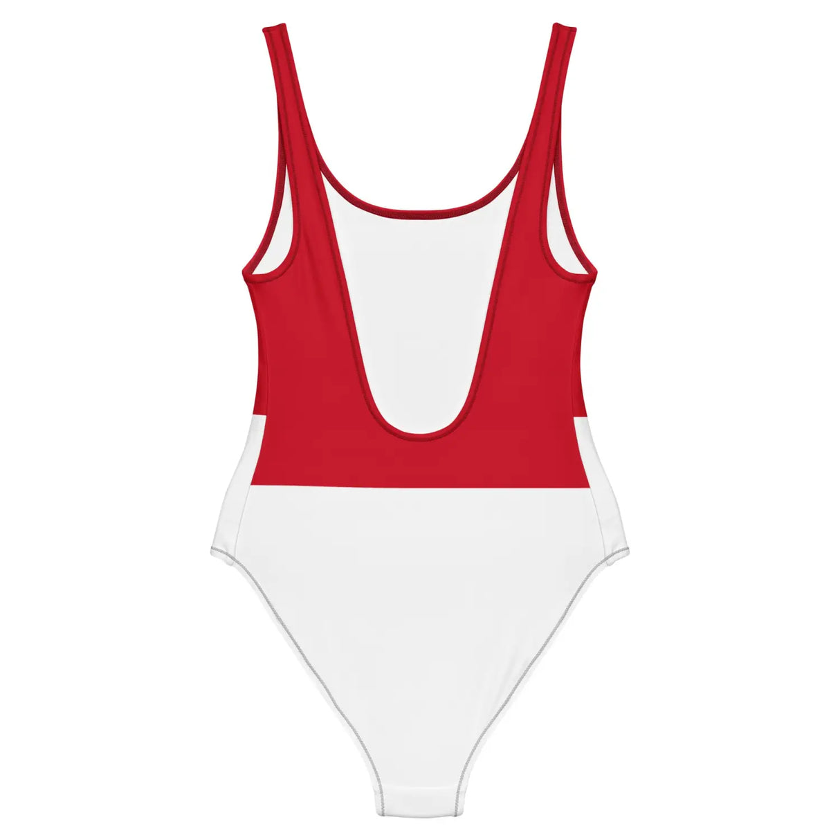 Maillot de bain 1 pièce drapeau monaco - pixelforma
