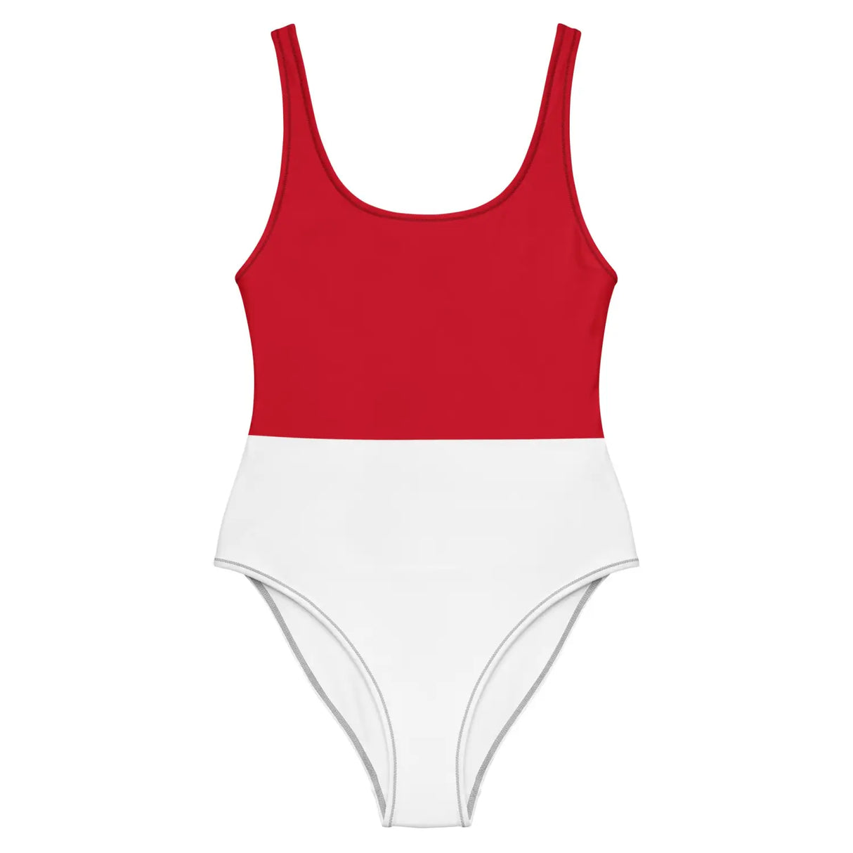 Maillot de bain 1 pièce drapeau monaco - pixelforma