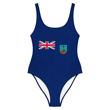 Maillot de bain 1 pièce drapeau montserrat - pixelforma