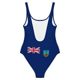 Maillot de bain 1 pièce drapeau montserrat - pixelforma