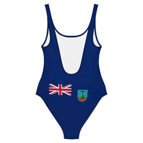 Maillot de bain 1 pièce drapeau montserrat - pixelforma