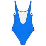 Maillot de bain 1 pièce drapeau république démocratique du congo - pixelforma