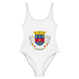 Maillot de bain 1 pièce drapeau saint-barthélemy - pixelforma